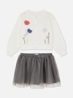 Ensemble Gilet Tricoté Et Tutu|Primark Clearance