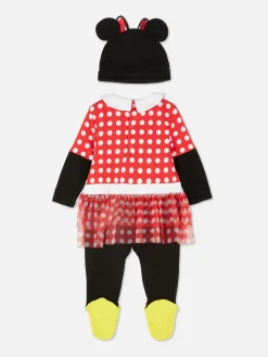 Ensemble Grenouillère Et Bonnet Disney Minnie Mouse|Primark New