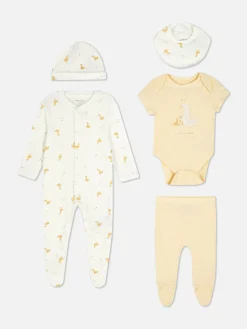 Ensemble Nouveau-né Cinq Pièces à Imprimé Canard|Primark