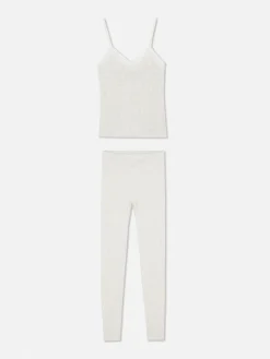 Ensemble Pyjama Caraco Et Legging|Primark New