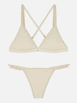 Ensemble Sans Coutures Brassière Triangle Et String Kappa X|Primark Online