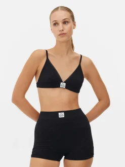 Ensemble Sans Coutures Brassière Triangle Et Short Kappa X|Primark Clearance