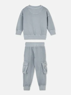 Ensemble Sweat-shirt Et Bas De Jogging Cargo|Primark Hot