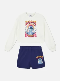Ensemble Sweat-shirt Et Short Disney Stitch|Primark Best