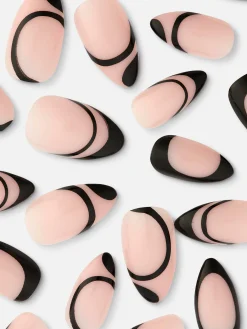 Faux Ongles French Manucure à Motif Tourbillon PS...|Primark