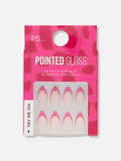 Faux Ongles Pointus Brillants Effet Crocodile PS...|Primark Discount