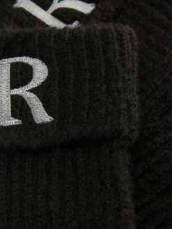 Gants En Maille Côtelée Avec Initiale Brodée|Primark Discount