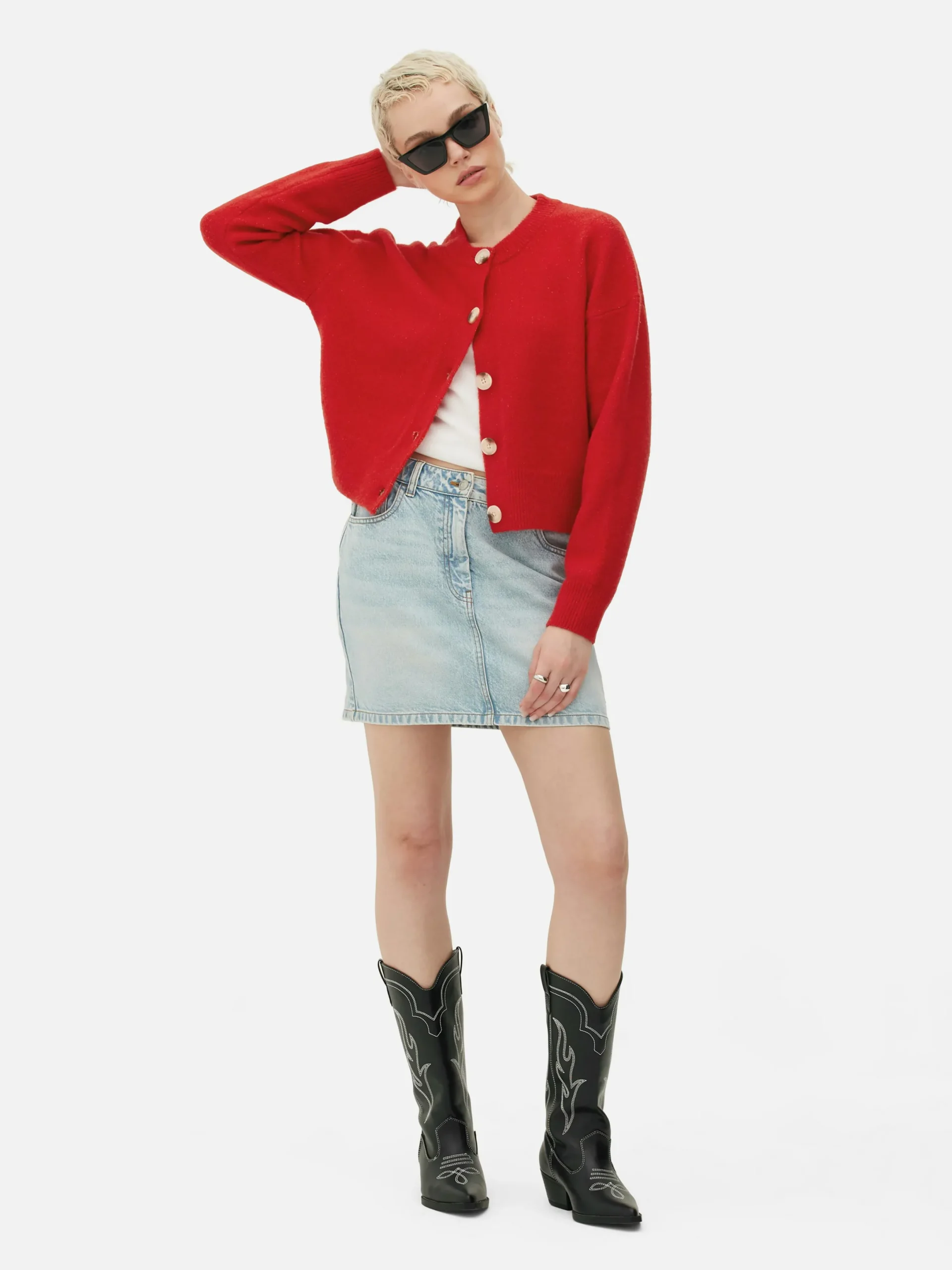 Gilet Boutonné à Col Ras-du-cou|Primark Discount