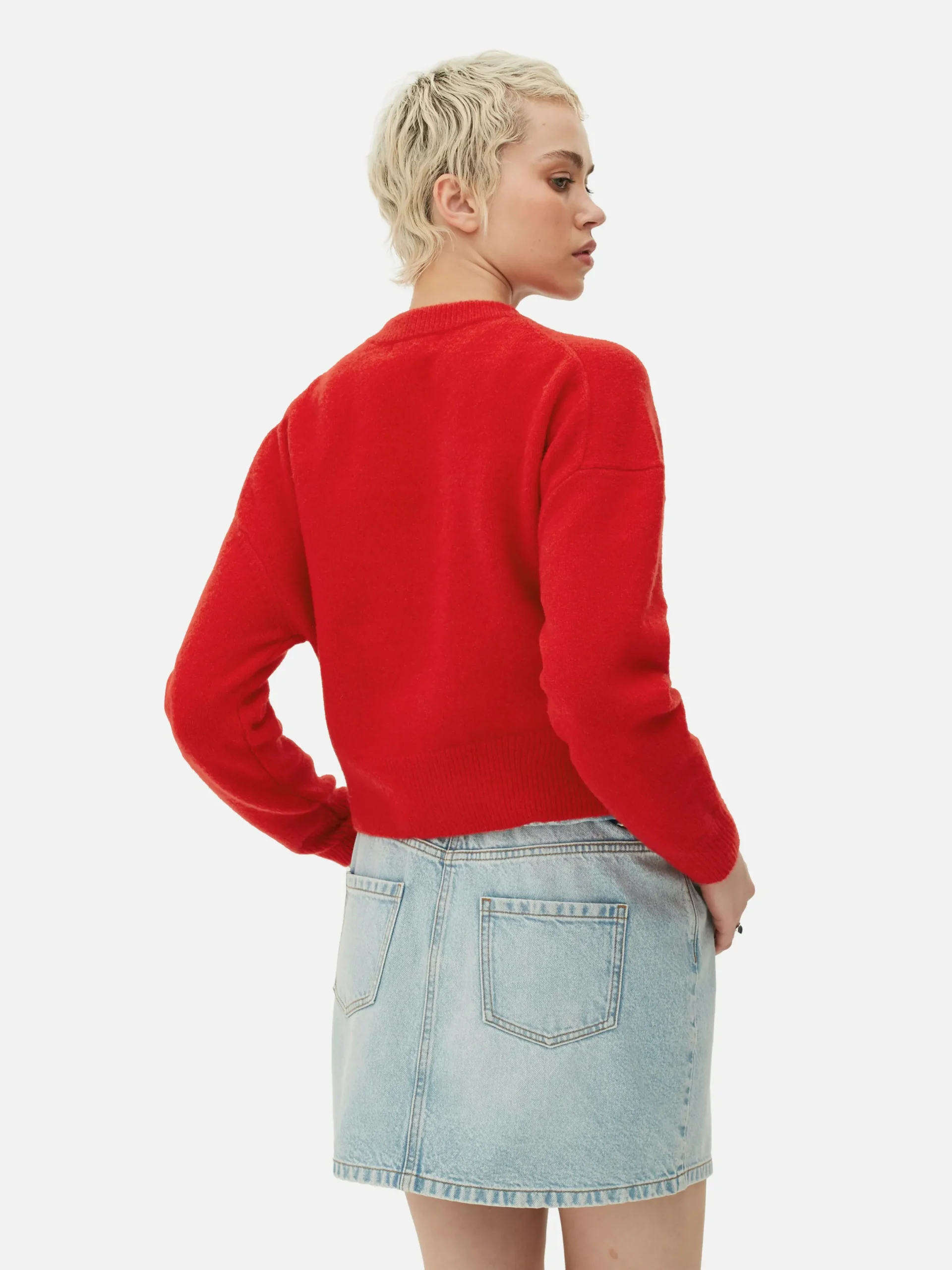 Gilet Boutonné à Col Ras-du-cou|Primark Discount