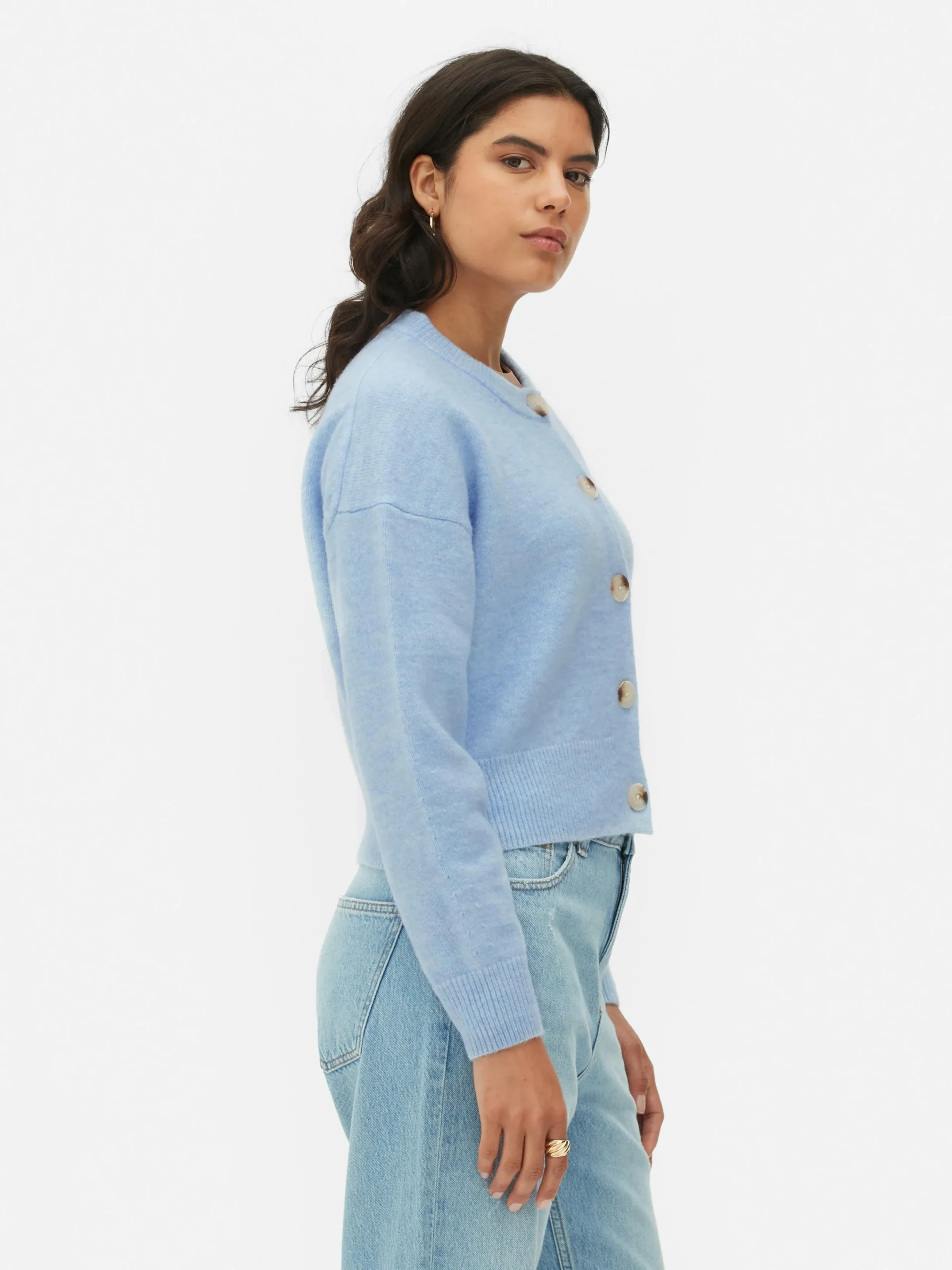 Gilet Boutonné à Col Ras-du-cou|Primark Sale