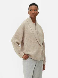 Gilet Cache-cœur à Boutons Et Col Châle|Primark Best