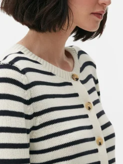 Gilet Court à Rayures|Primark Hot