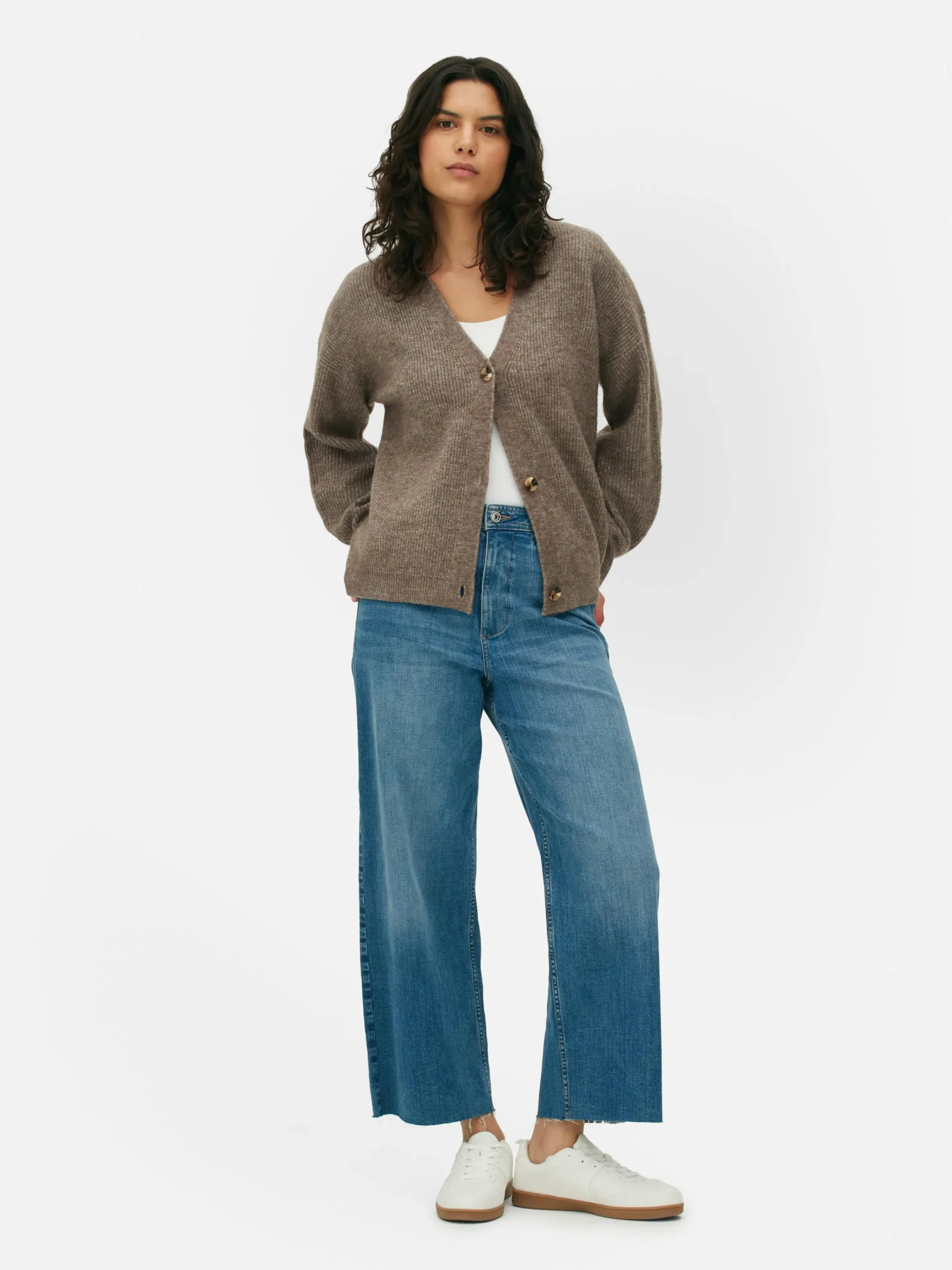 Gilet Décontracté à Col En V|Primark