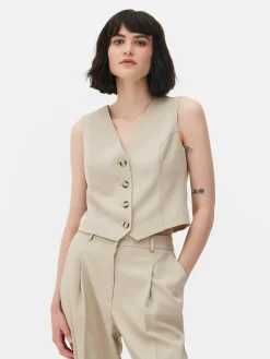 Gilet De Costume Ajusté Boutonné|Primark