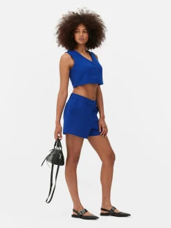 Gilet De Costume Court à Boutonnage Simple|Primark Online