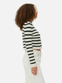 Gilet En Maille Boutonné|Primark Clearance