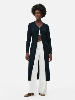 Gilet Long Boutonné|Primark Outlet