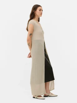 Gilet Long Sans Manches|Primark Clearance