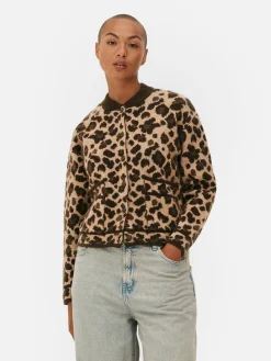 Gilet Style Blouson Bomber à Motif Léopard|Primark Online