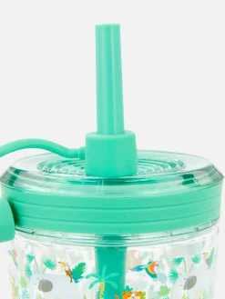 Gobelet Imprimé Avec Paille|Primark Outlet