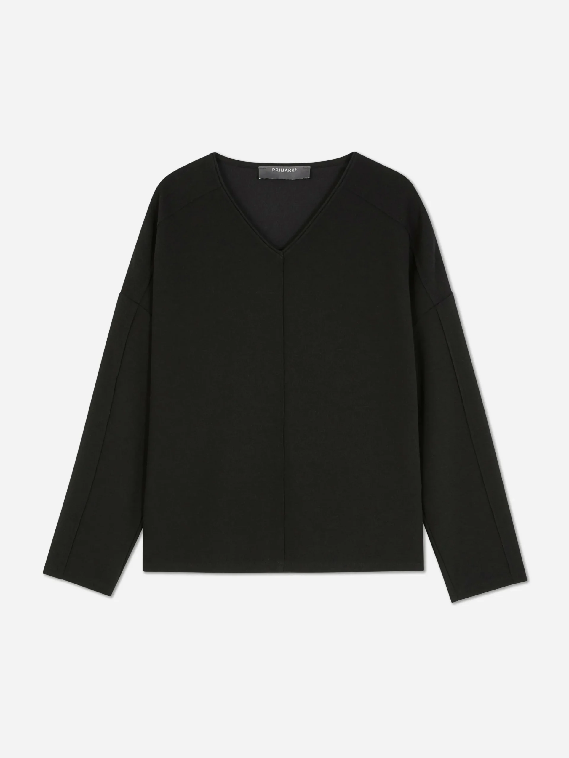 Haut à Manches Longues Avec Coutures à Coordonner|Primark Discount