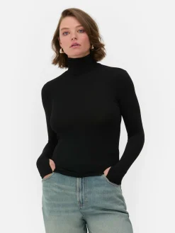 Haut à Manches Longues Et Col Roulé Rita Ora|Primark