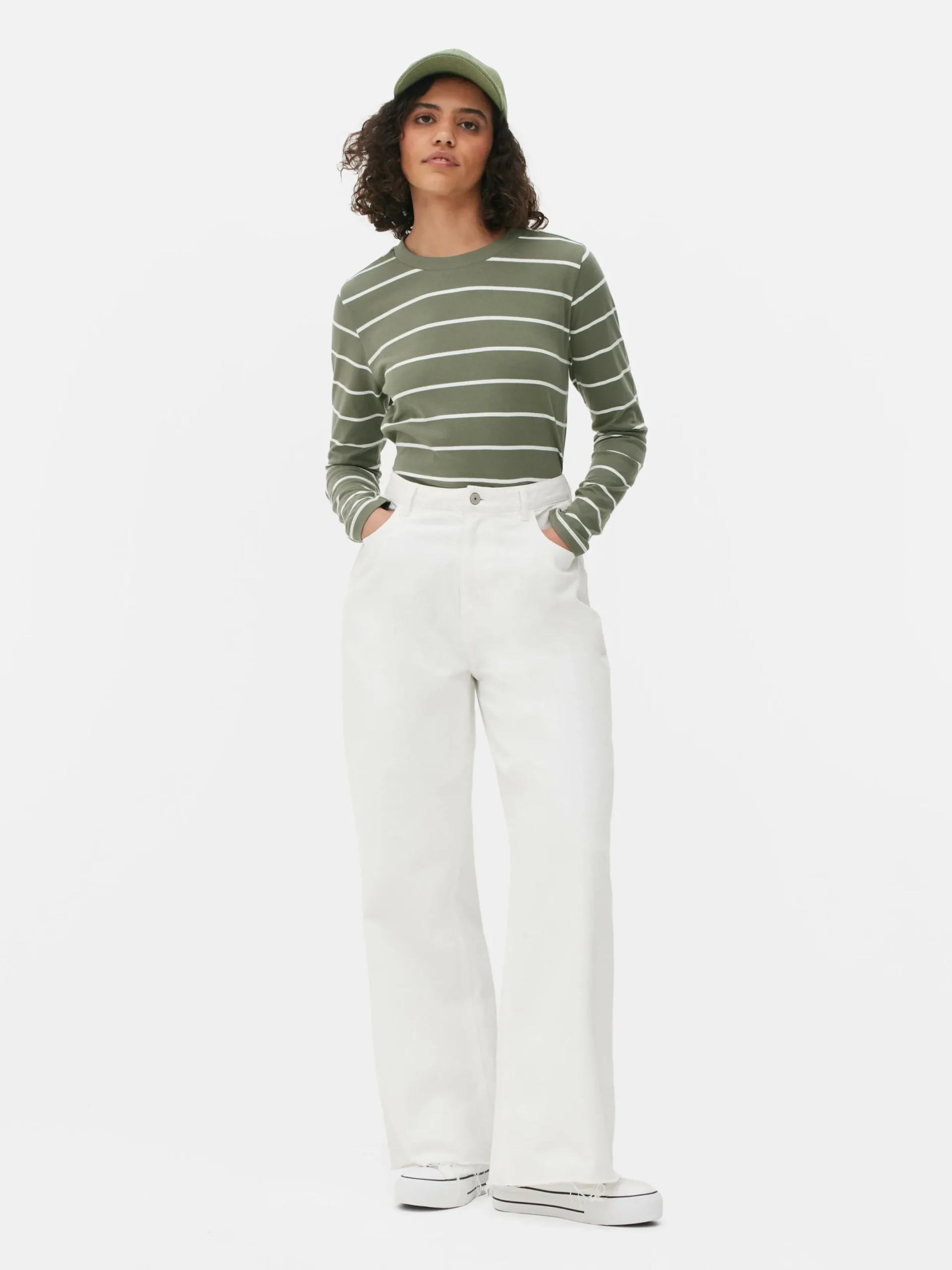 Haut à Rayures Et à Manches Longues|Primark Hot