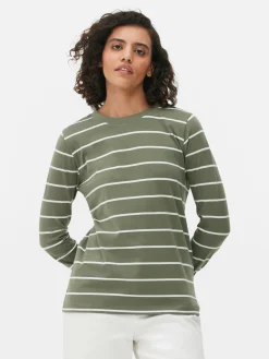 Haut à Rayures Et à Manches Longues|Primark Hot
