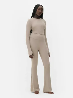 Haut Court De Sport à Manches Longues En Tissu Ultra-doux Rita Ora|Primark Outlet