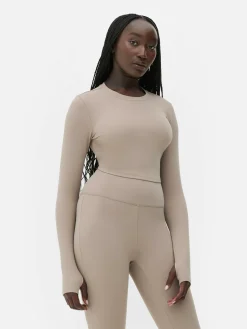 Haut Court De Sport à Manches Longues En Tissu Ultra-doux Rita Ora|Primark Outlet