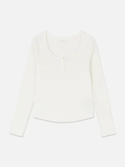 Haut De Pyjama En Pointelle Manche Longue|Primark Discount