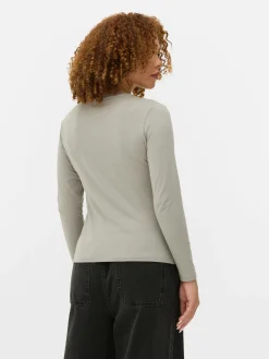 Haut En Jersey Stretch à Manches Longues|Primark Best