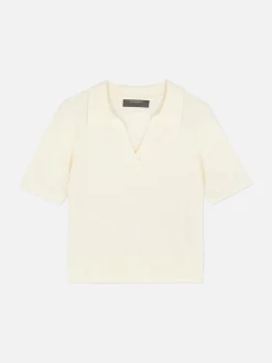 Haut En Maille Fine à Col Et Manches Courtes|Primark Sale