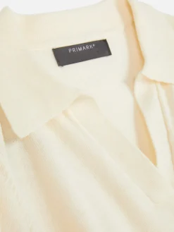 Haut En Maille Fine à Col Et Manches Courtes|Primark Sale