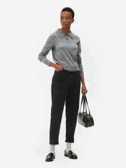 Haut Tricoté à Col Et à Manches Longues|Primark