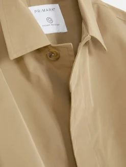 Imperméable Long à Boutonnage Simple|Primark Discount