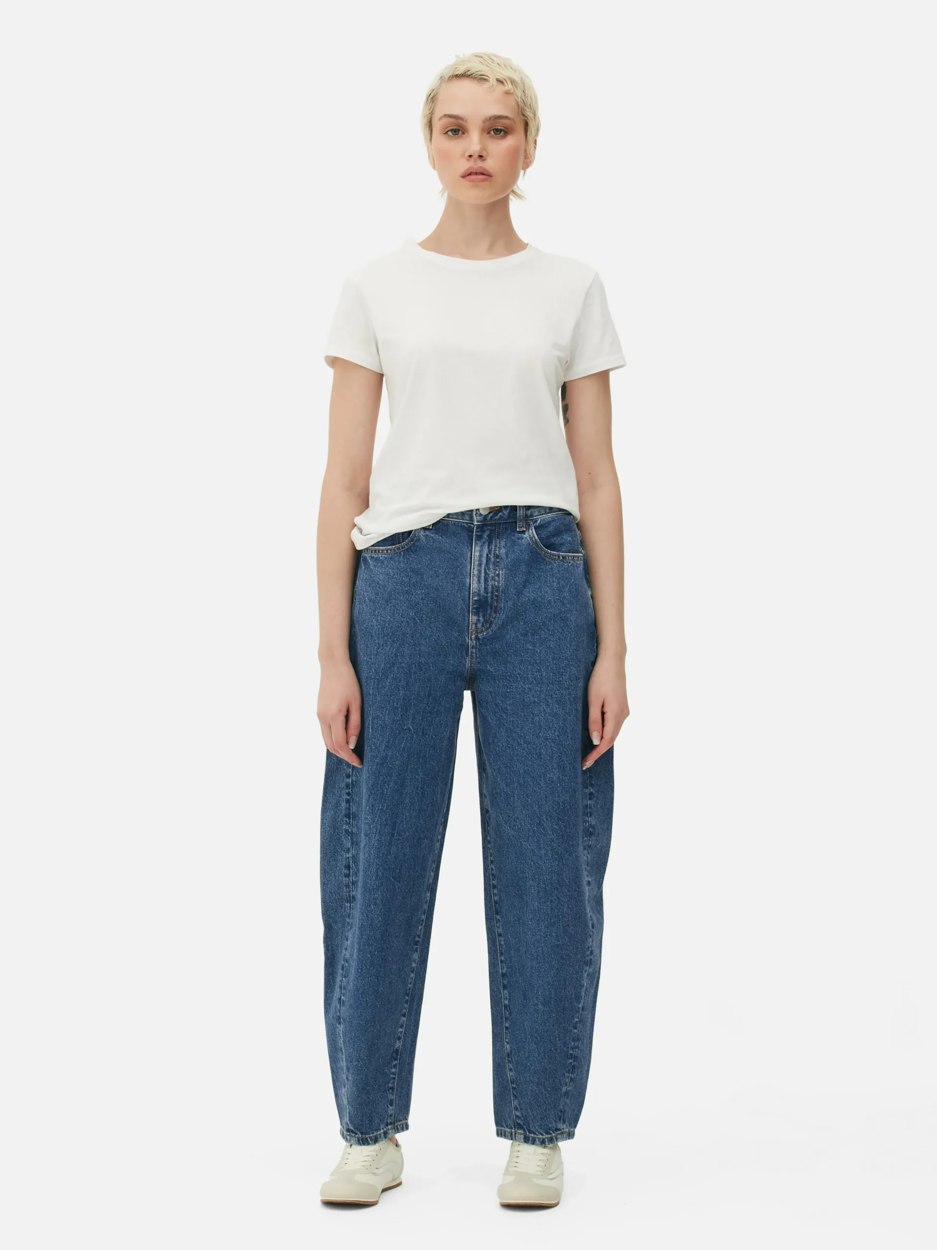 Jean Denim Coupe Barrel|Primark Outlet