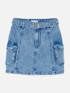 Jupe Cargo En Denim|Primark Discount
