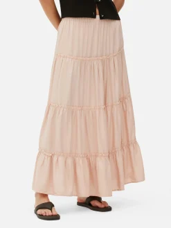 Jupe Longue à Superpositions|Primark Sale