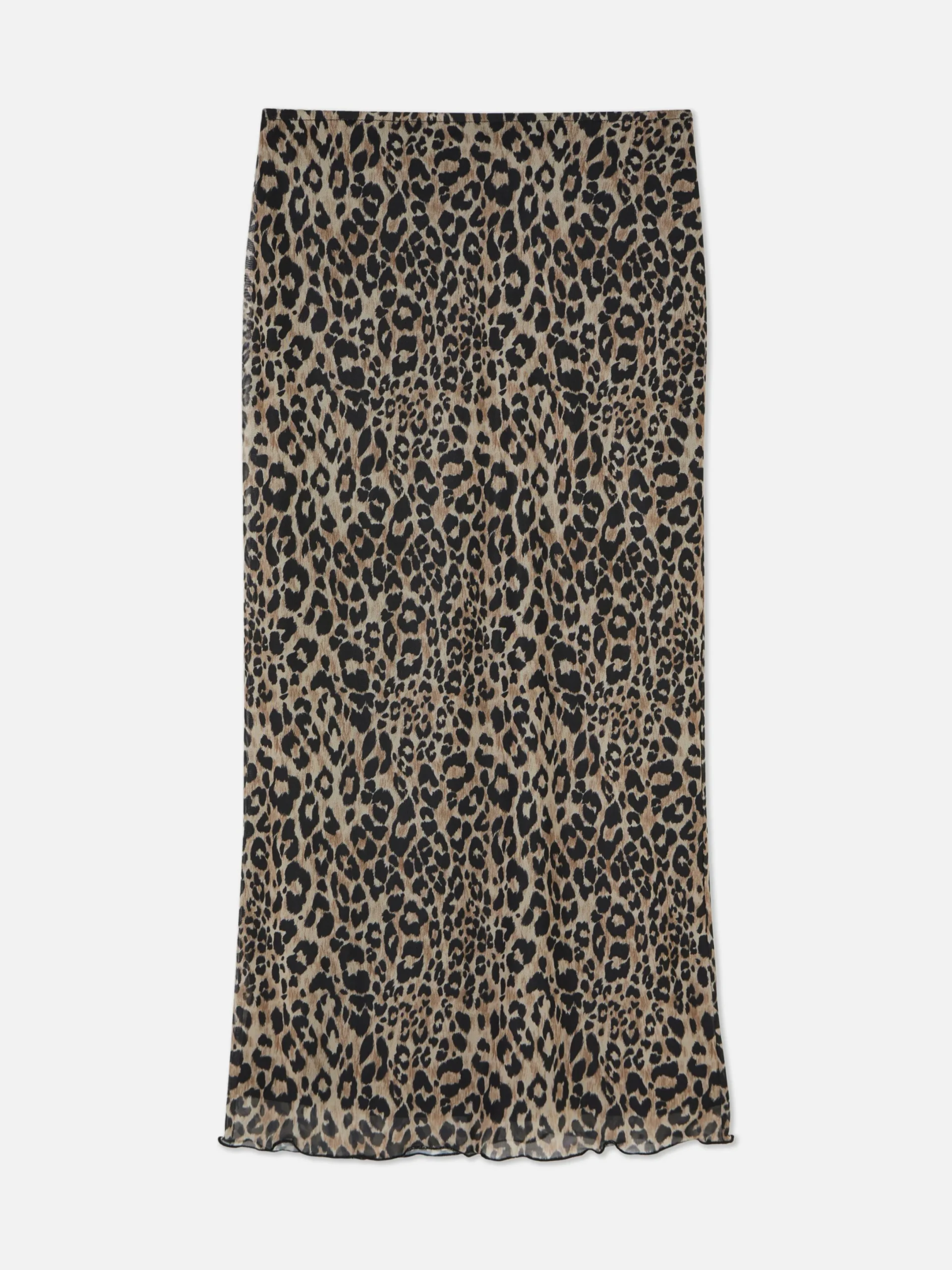 Jupe Mi-longue En Maille Léopard à Superposition|Primark Best