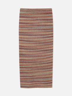 Jupe Mi-longue En Tricot Rayé Rita Ora à Coordonner|Primark Discount