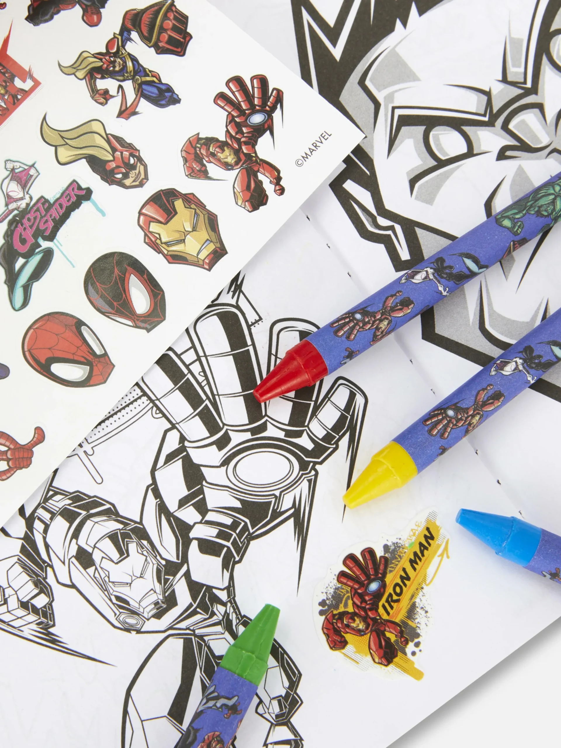 Kit De Coloriage Marvel Avengers|Primark