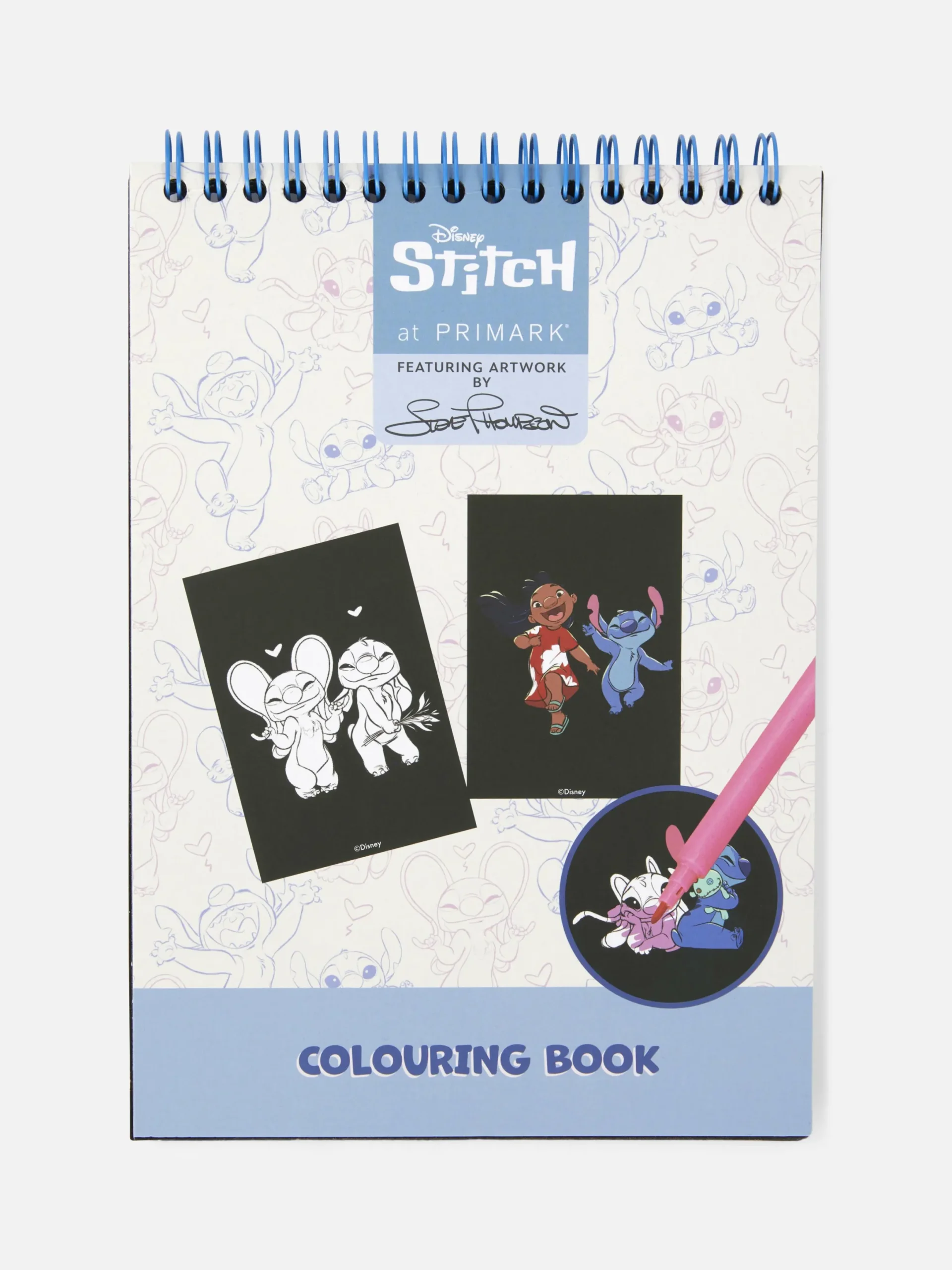 Livre De Coloriage En Velours Disney Stitch|Primark Best