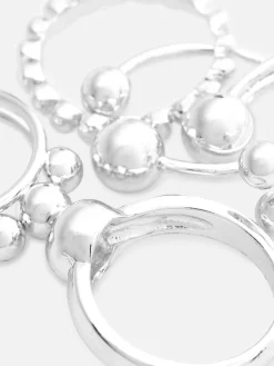 Lot De 5 Bagues Orbes à Superposer|Primark Sale