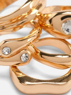 Lot De 5 Bagues épaisses Mélangées|Primark