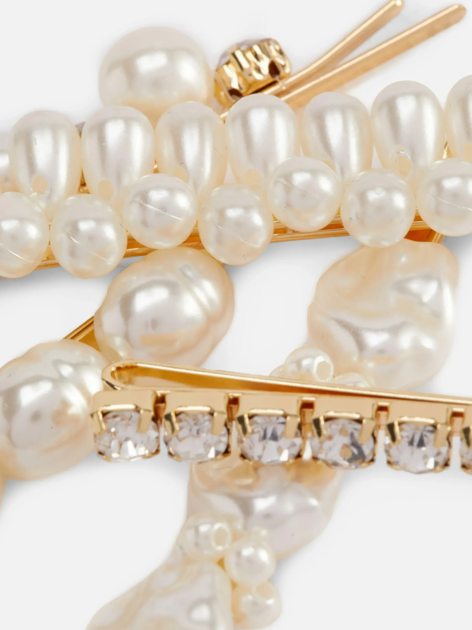 Lot De 5 Barrettes à Fausses Perles|Primark