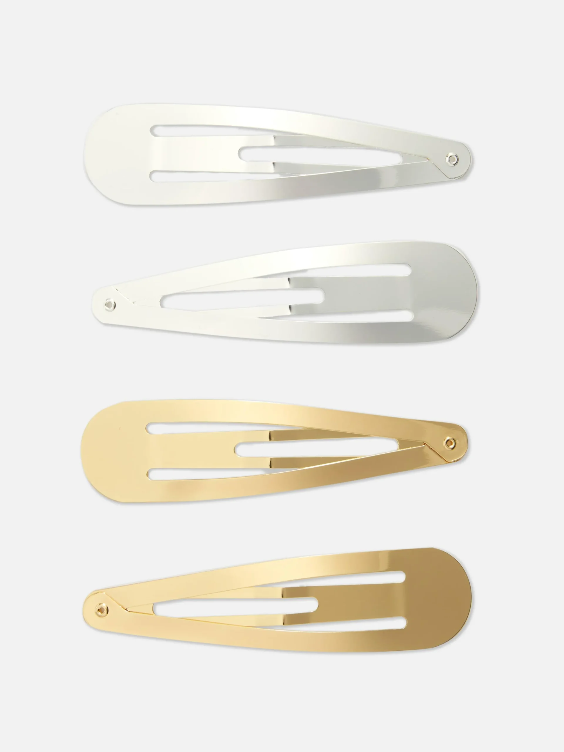 Lot De 4 Barrettes En Métal|Primark Best