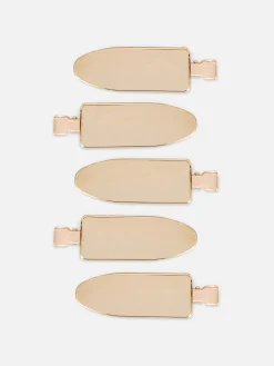 Lot De 5 Barrettes Extra-larges Sans Dents|Primark Discount
