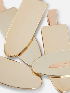 Lot De 5 Barrettes Extra-larges Sans Dents|Primark Discount