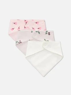Lot De 3 Bavoirs Façon Bandana à Motif Fruits Rouges|Primark Online